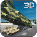 Army Cargo Plane Airport 3D thumbnail