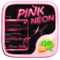 GO SMS Pink Neon thumbnail