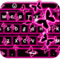 Neon Butterflies Keyboard thumbnail