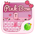 Pink Bow GO Keyboard Theme thumbnail