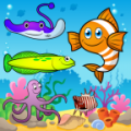 Puzzle for Toddlers Sea Fishes thumbnail