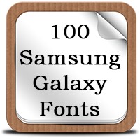 100 SamsungGalaxy Fonts thumbnail