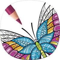 Adult Butterfly Coloring Pages thumbnail