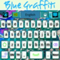 Blue Graffiti GO Keyboard theme thumbnail