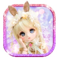 Cute Girl Theme: Princess Doll Girly wallpaper HD thumbnail