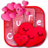 Cute Hearts Keyboard Design thumbnail