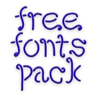 Free Fonts Pack 13 thumbnail