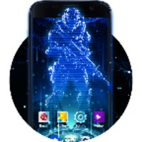 Futuristic Launcher Theme for Samsung S7: Hologram thumbnail