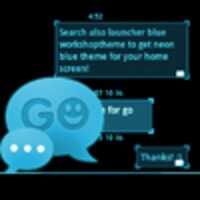 GO SMS Pro Theme Ice Minimal thumbnail