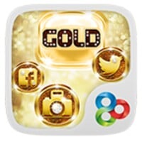 Gold Glitter Go Launcher thumbnail