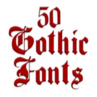 Gothic Fonts 50 thumbnail