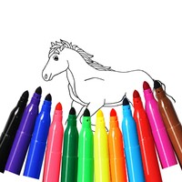 Horse Coloring Game thumbnail
