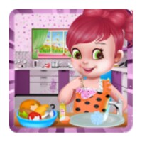 Little Girl Wash Kitchen Dishes thumbnail