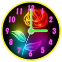 Neon Flower Clock thumbnail