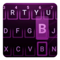 Neon Purple Emoji keyboard thumbnail