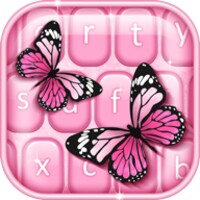 Pink Butterfly Keyboard thumbnail