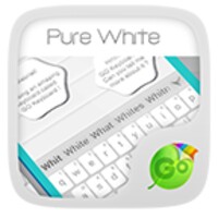 Pure White GO Keyboard Theme thumbnail
