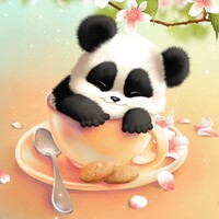 Sleepy Panda Wallpaper thumbnail