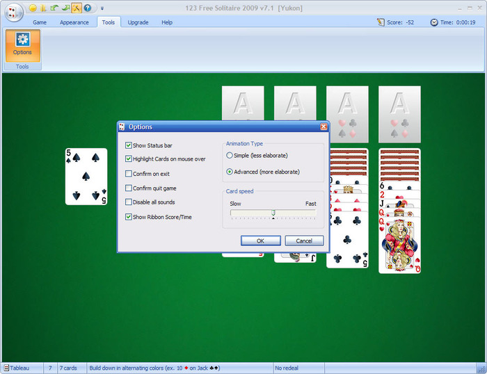 123 free solitaire version 10.0