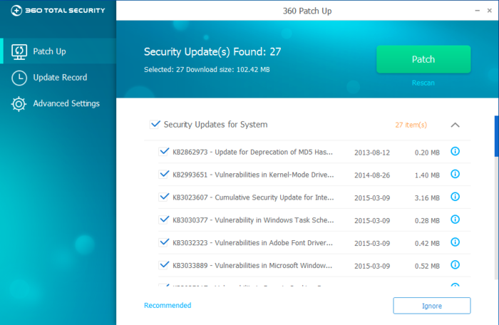 download the new version for android 360 Total Security 11.0.0.1032