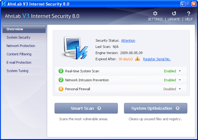 ahnlab v3 internet security 9.0 serial number