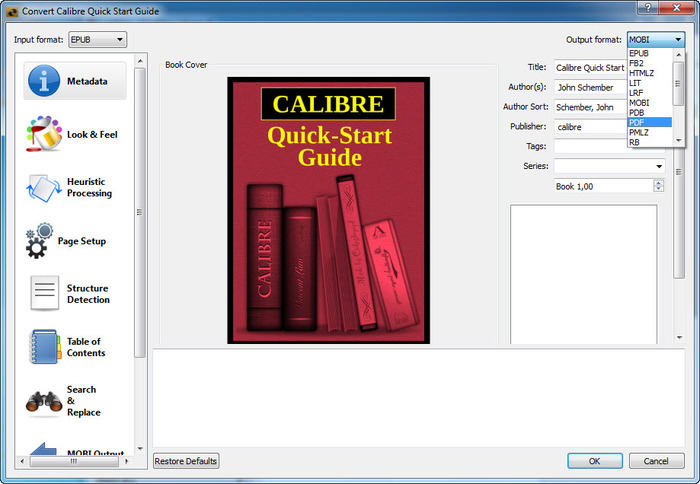 free calibre app for kindle