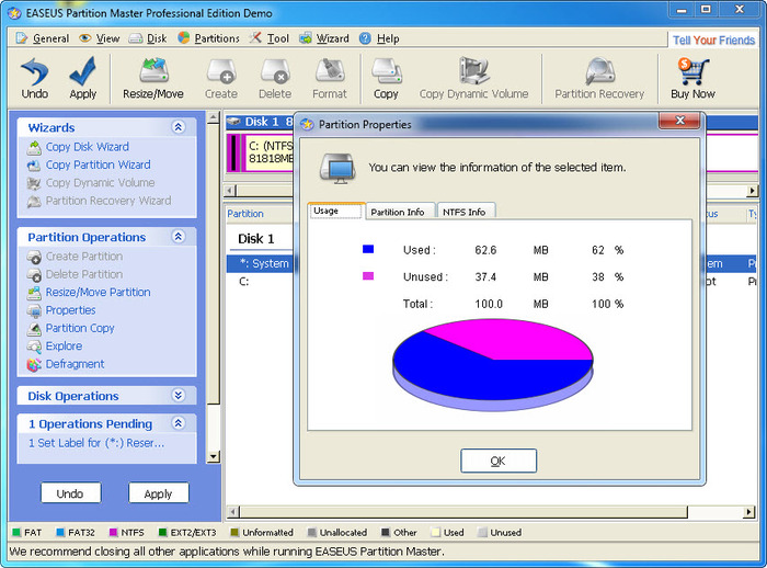 EASEUS Partition Master 17.9 download the last version for android