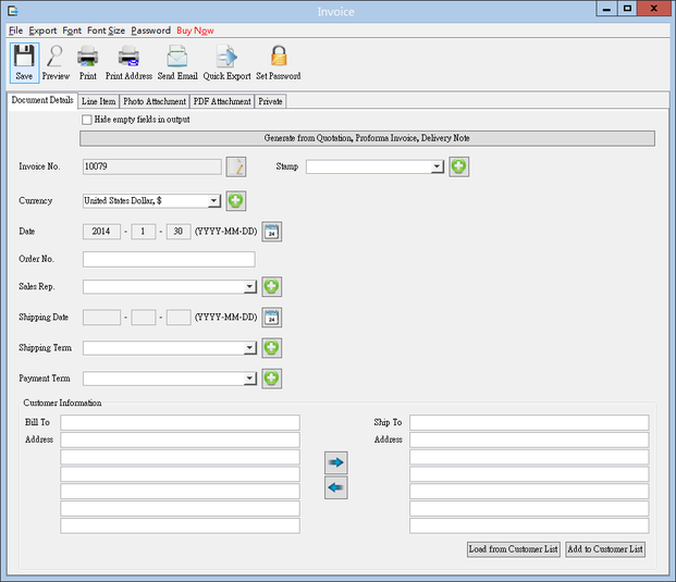 easybilling invoicing software