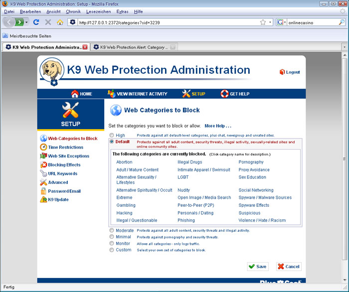 blue coat k9 web protection removal tool