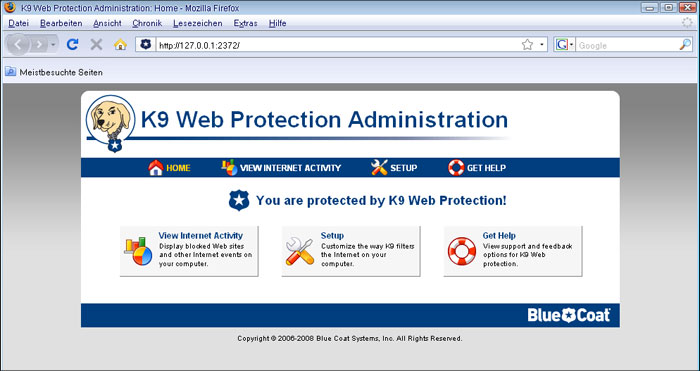 windows 10 k9 web protection blue screen