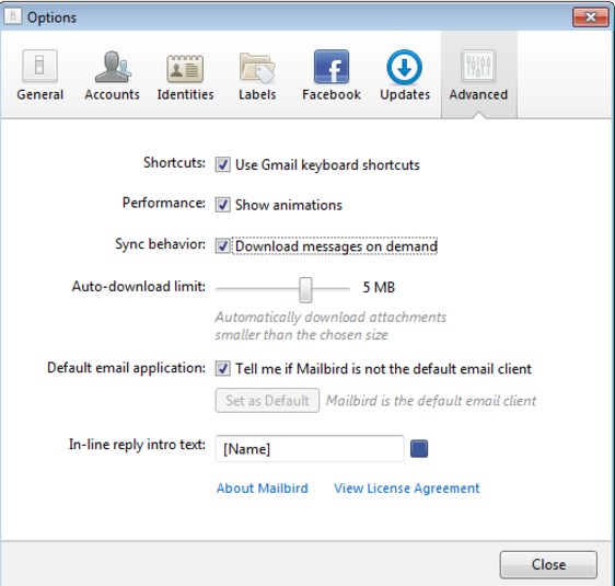 download attach rocketmail account to Mailbird Pro