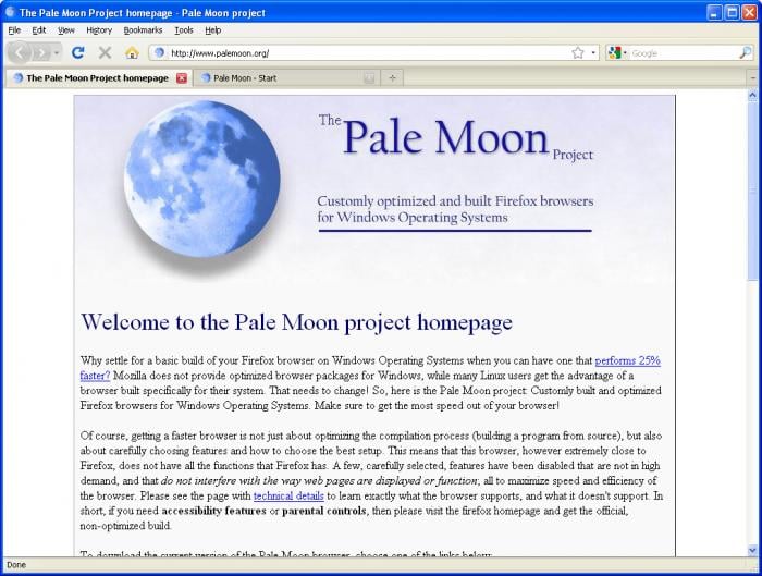 pale moon free download