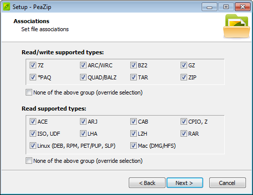 PeaZip 9.3.0 download the new for windows