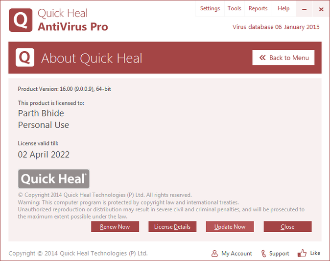 quick heal antivirus pro offline setup