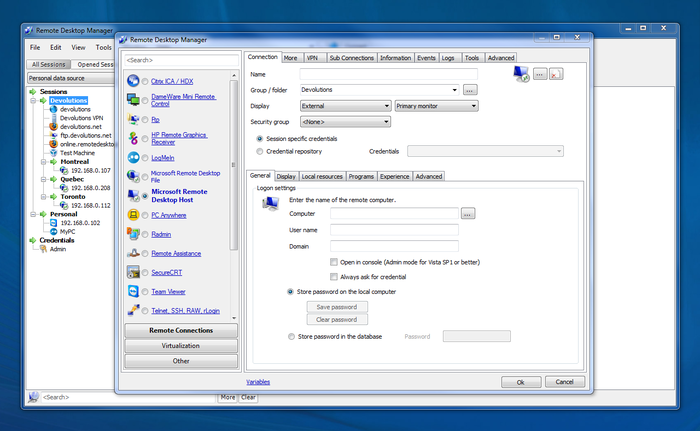 remote desktop services windows 7