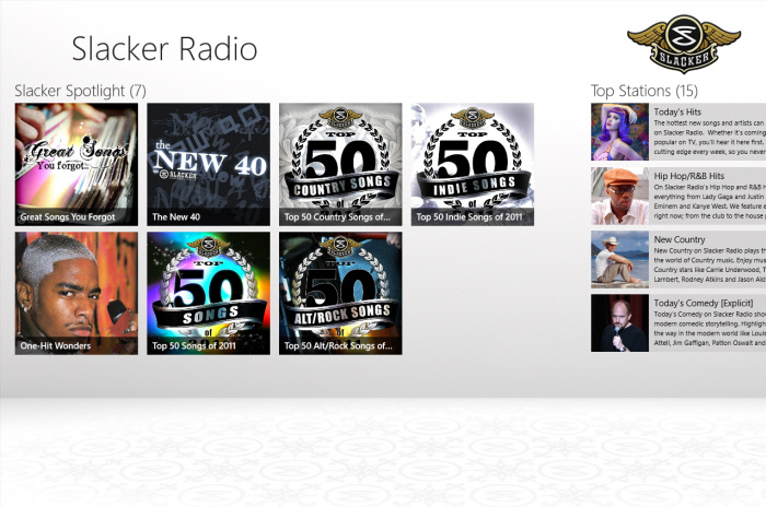 slacker radio downloads