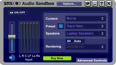 manual srs audio sandbox