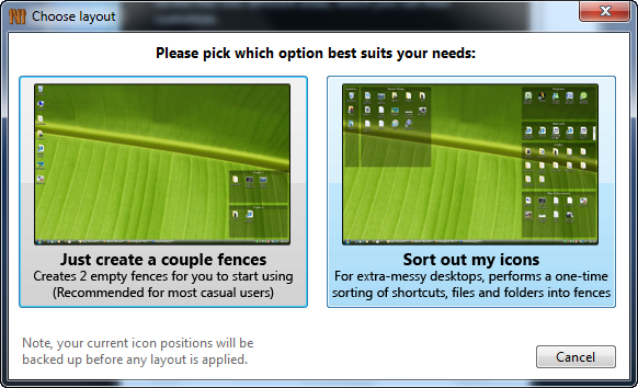 stardock fences vs normal desktop