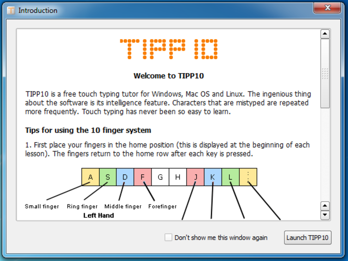 Foreach key value. Tipp10. Touch Type Tale.