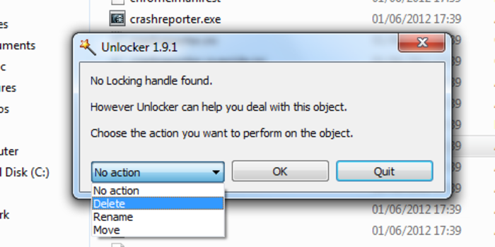تحميل برنامج حذف الملفات المستعصية للكمبيوتر UnLocker على جهاز الكمبيوتر
