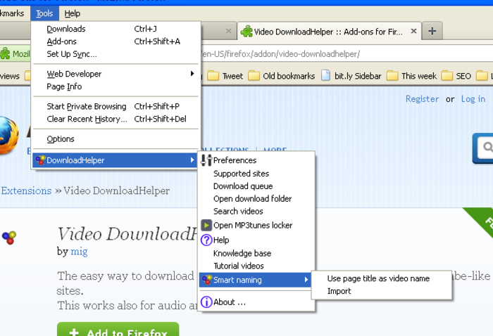 video downloadhelper google chrome free download