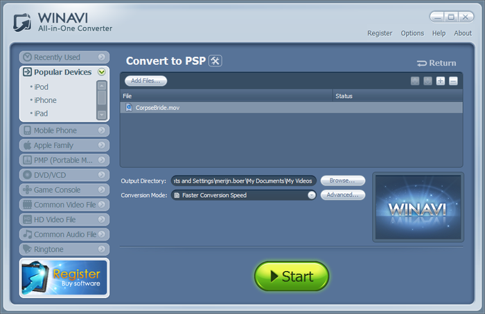 free download winavi all in one converter with serial