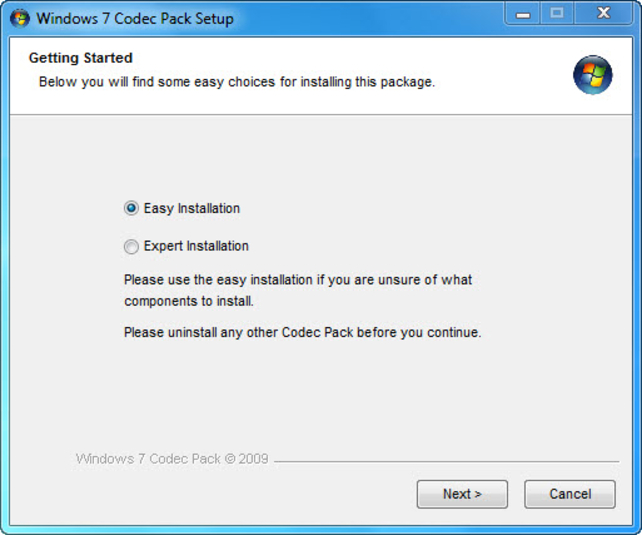 Windows 7 Codec Pack - Free Download