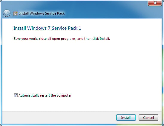 service pack 1 windows 7 32 bits offline