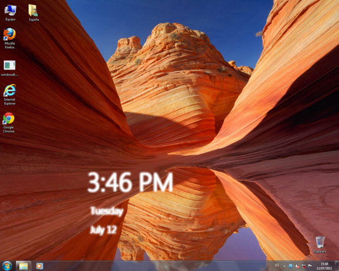 Windows 8 Desktop Clock - Download