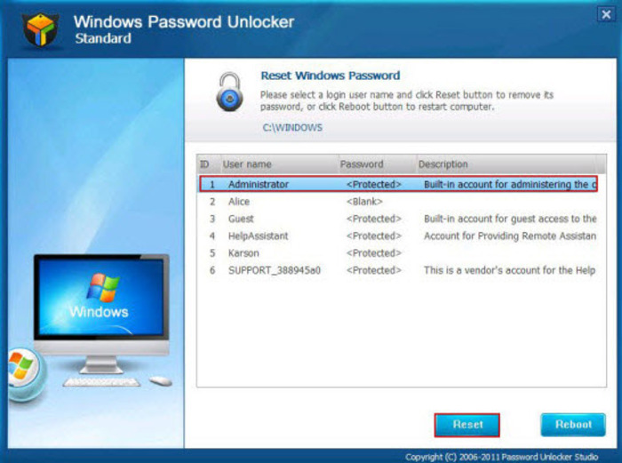 windows 7 password refixer full version