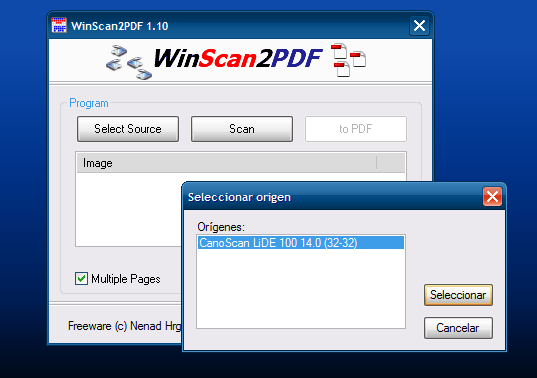 WinScan2PDF 8.66 download the last version for ipod
