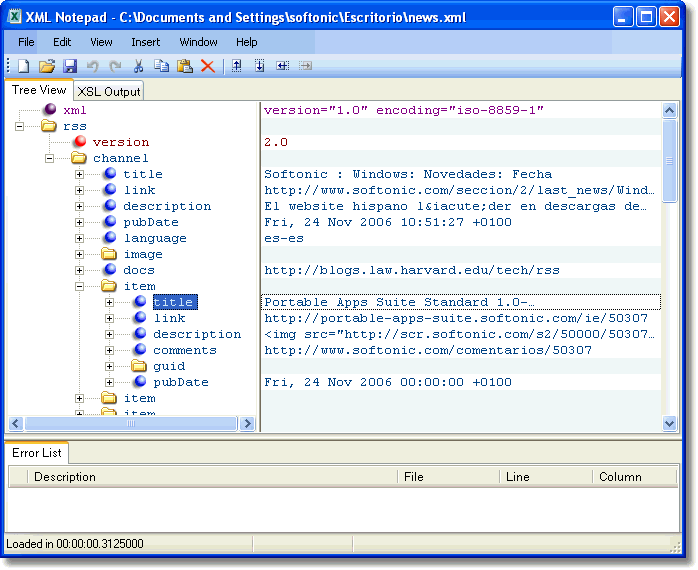 editor xml notepad