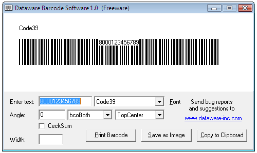 barcode maker freeware