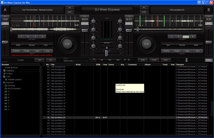 virtual dj mixpad